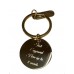 AA Sobriety Personalised Gold Plated Keyring